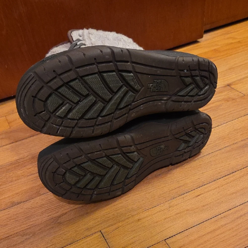 The North Face Shellista Brown and Cream Insulated Winter Rain Boots